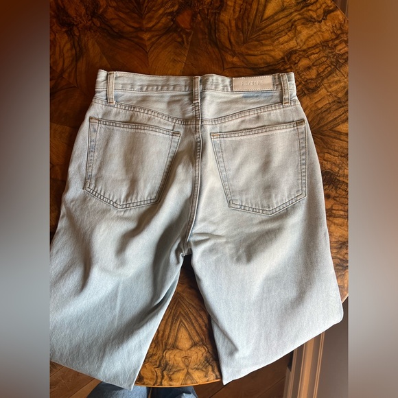 Re/Done High Rise Loose - Bleach Destroy - Picture 3 of 9